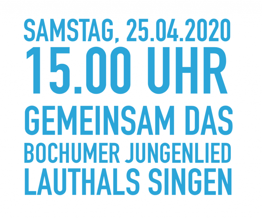 Bochumer Jungenlied singen